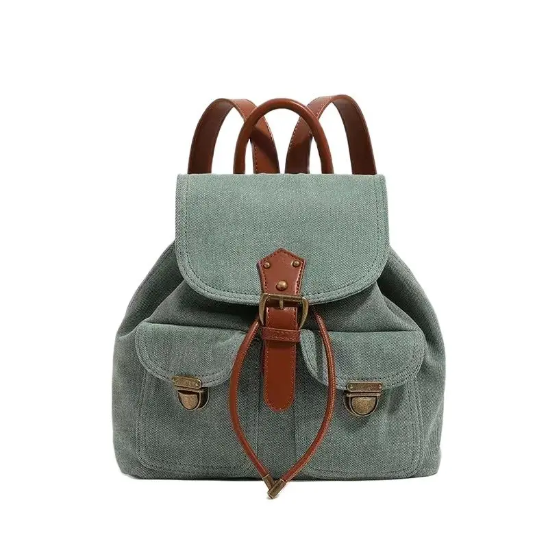 Women Fashion Backpack High Quality Large Capacity Denim Shoulder Crossbody Bag Lady Casual Handbag Female Travel Bag School Bag