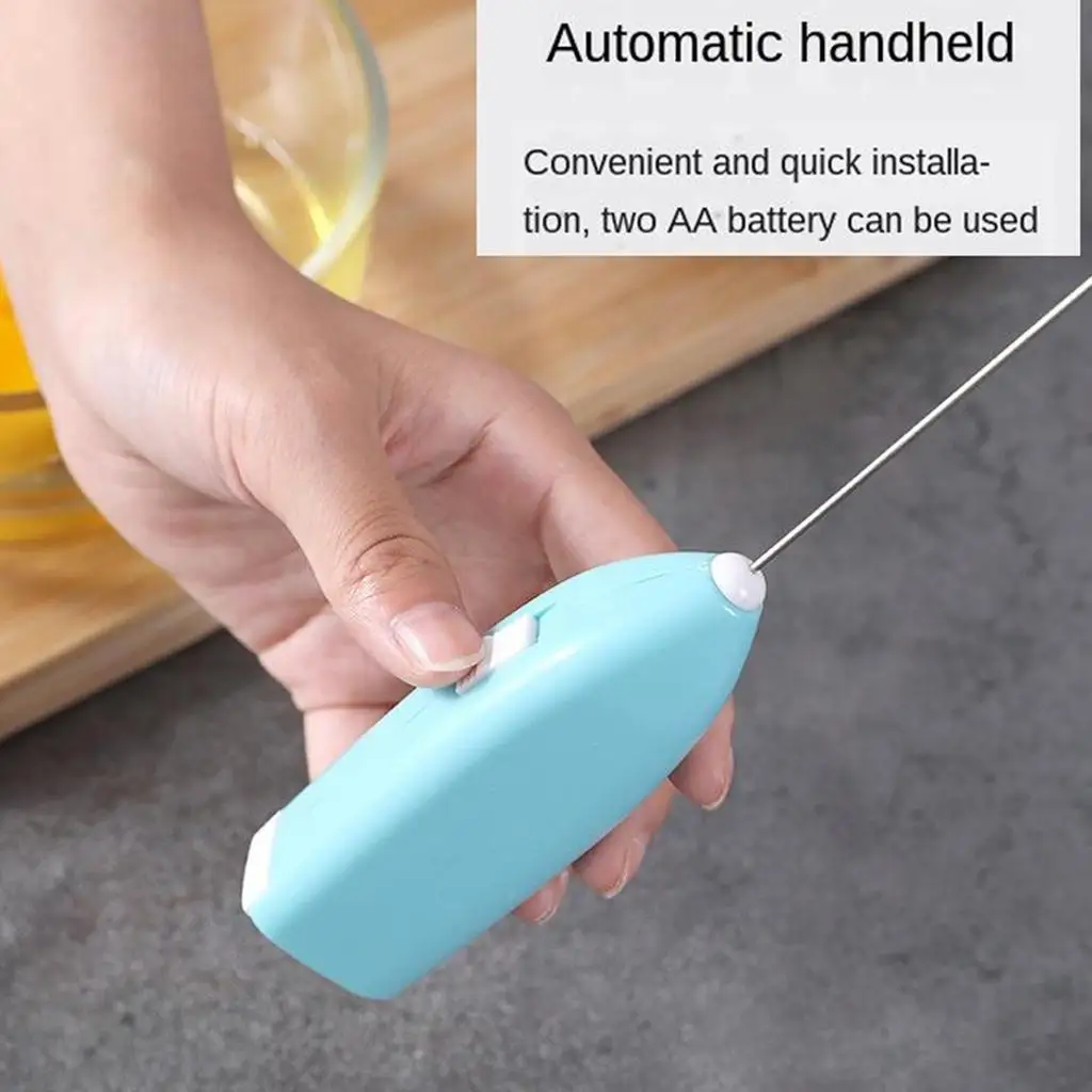 مضرب بيض كهربائي محمول من الفولاذ المقاوم للصدأ ، خلاط حليب ، مطبخ ، 2-6 عبوات