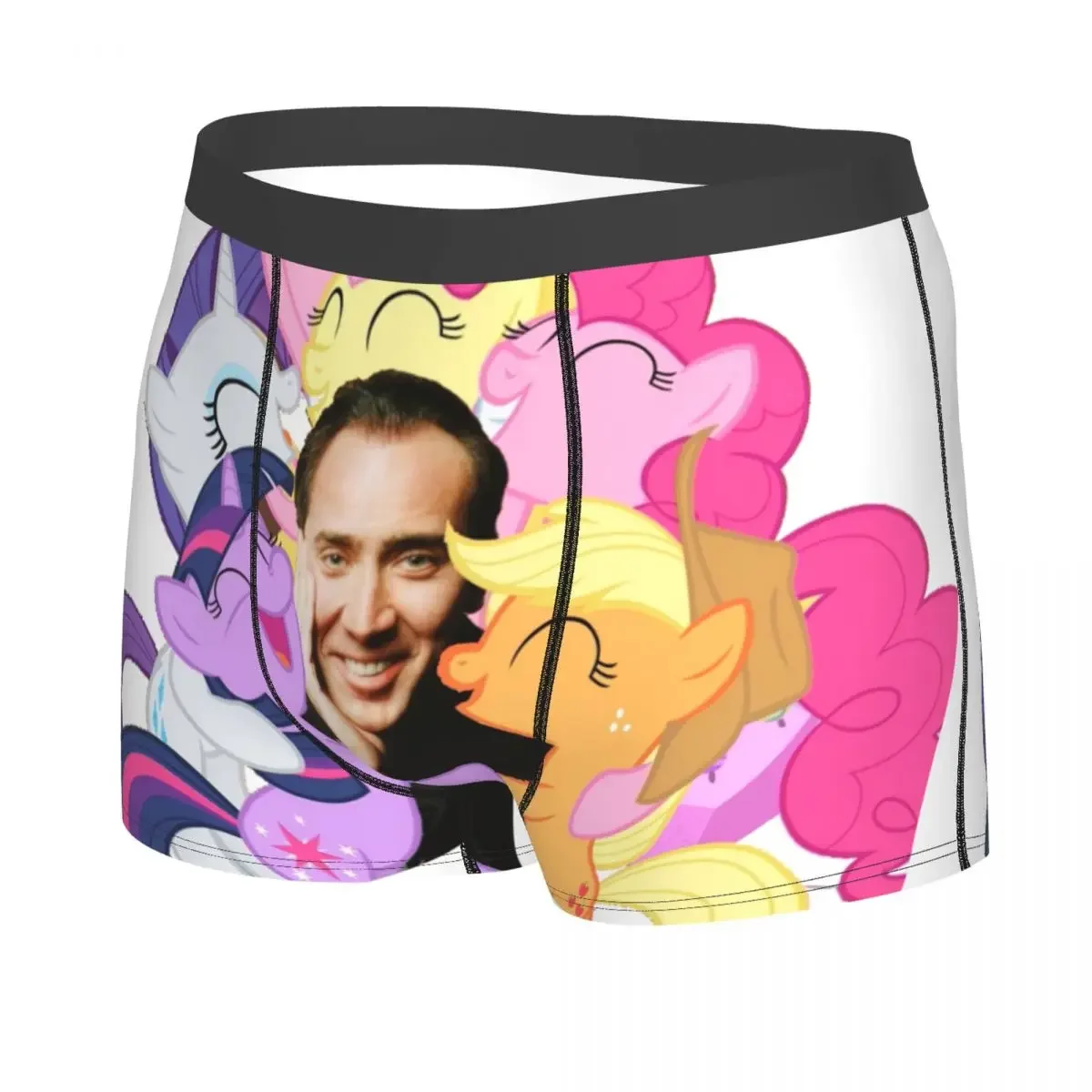 Custom Nicolas Cage Boxer Shorts For Homme 3D Printed Male Nic And His Girls Underwear Panties Briefs Breathbale Underpants