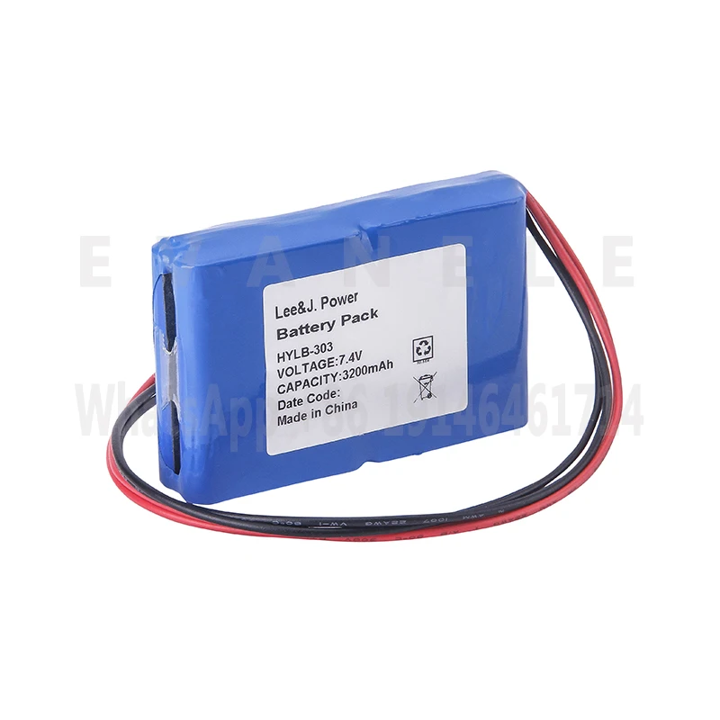 HYLB-303 capacity 3200mAh 7.4V  li-ion battery suitable for, HYLB-303, GB/T 18287-2000, Session characteristic analyzer