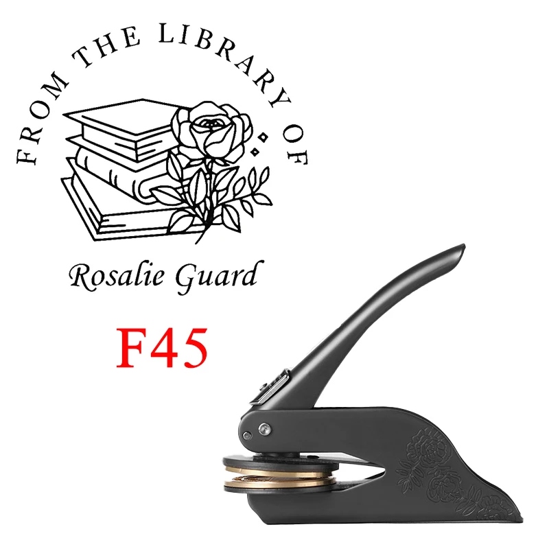 Embosser Stempel LOGO Aangepaste Bruiloft Bibliotheek Boek Privé Zeehonden Maatwerk Envelop Feestuitnodiging Embossing Stempels DIY