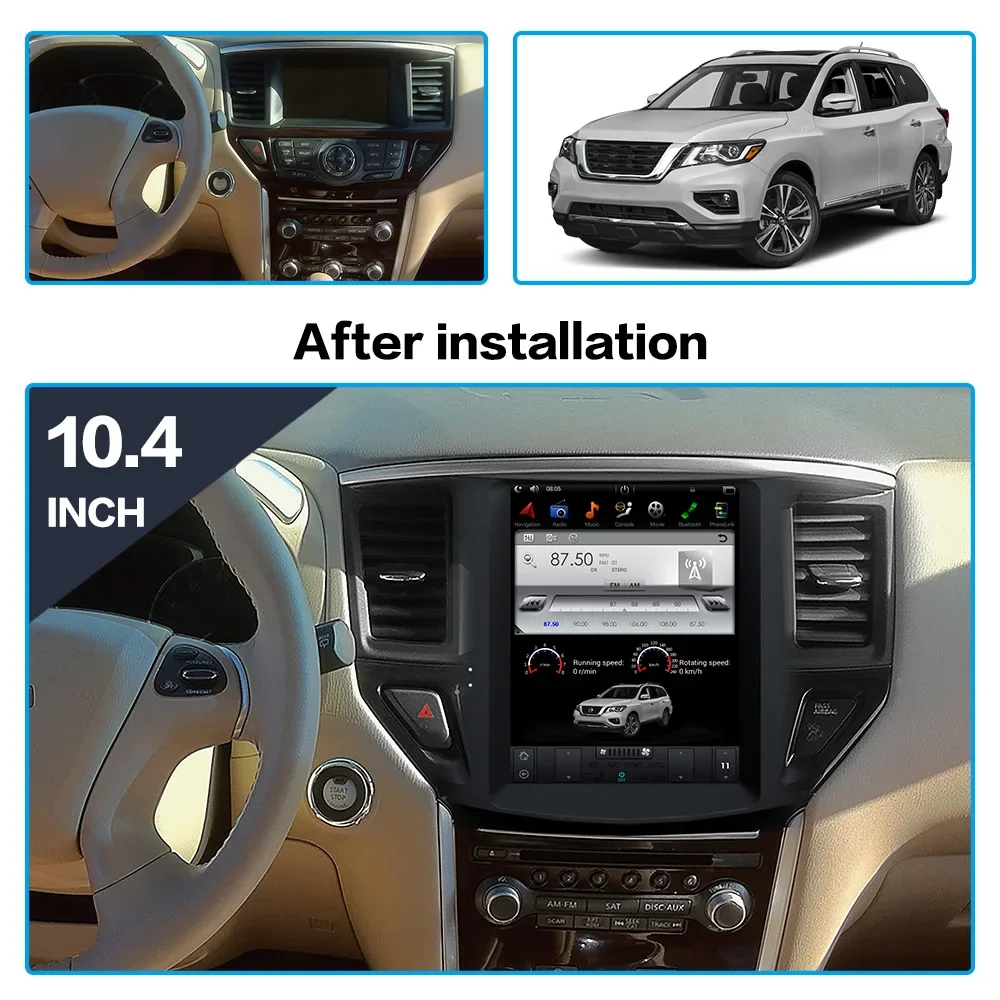 

For Nissan Pathfinder 2012 - 2017 Car Video Radio Android13 Radio DVD Player Audio Multimedia GPS HD Touch Screen Radio