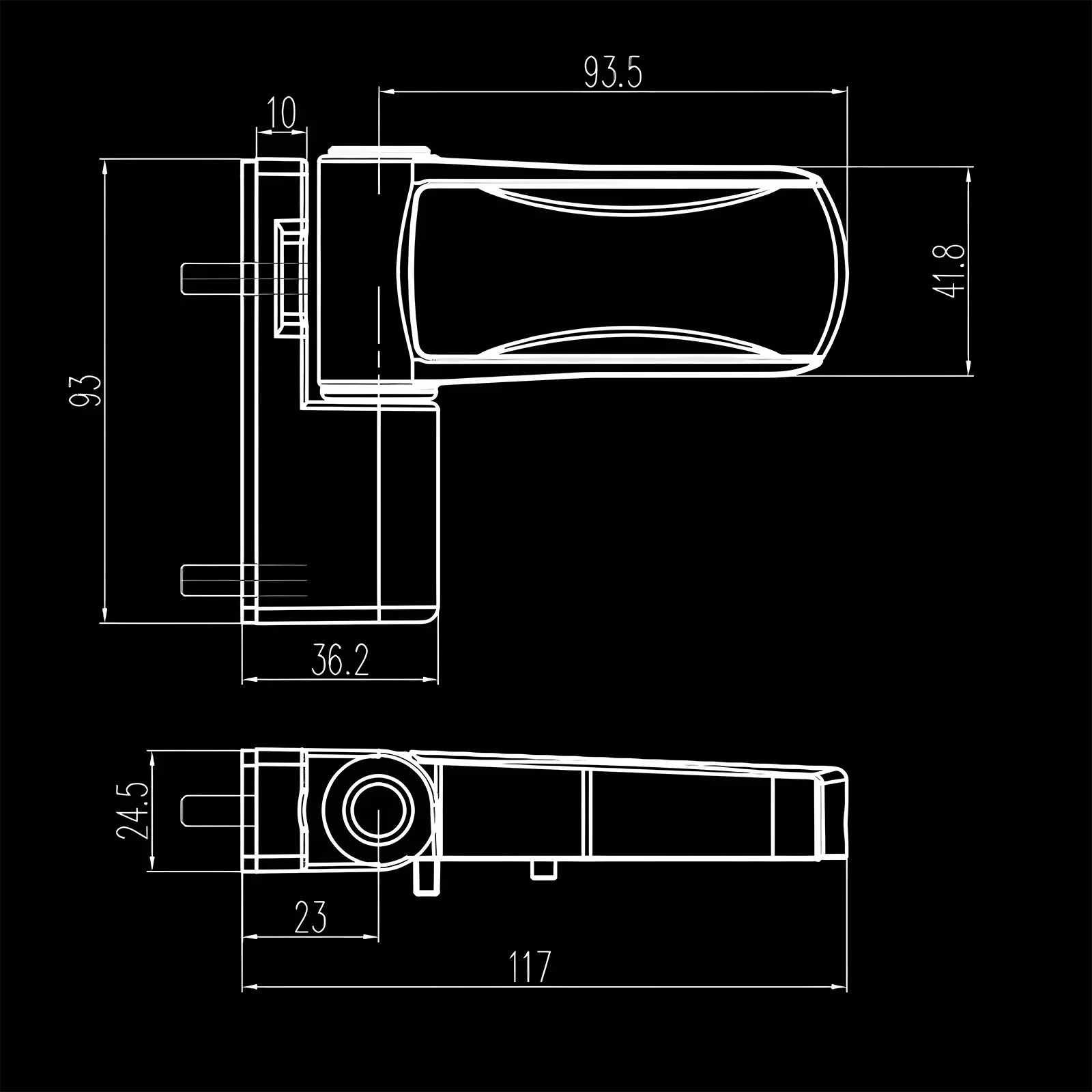 1pc Door Casement Flag Hinge Aluminum Profile Balcony Door Window Adjustable Mute Hinge Security  Heavy Duty Hinges Hardware