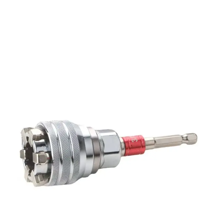 Multifunctional Sleeve 3/8 Inch 10-19mm Adjustable Universal Socket Wrench Grip Adapter Hex Head Nuts And Bolts Driver Tool