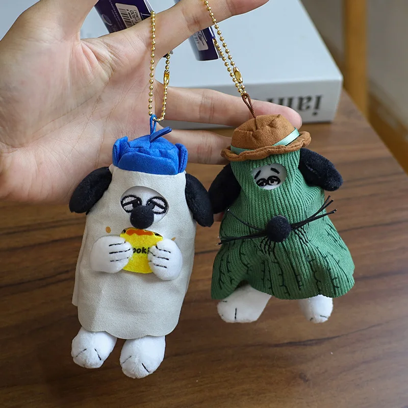

loween Plu Doll Ghost Mask Spike Toy Keychain Hanging Ornament Soft Stuffed Toys ex PP Cotton Filled