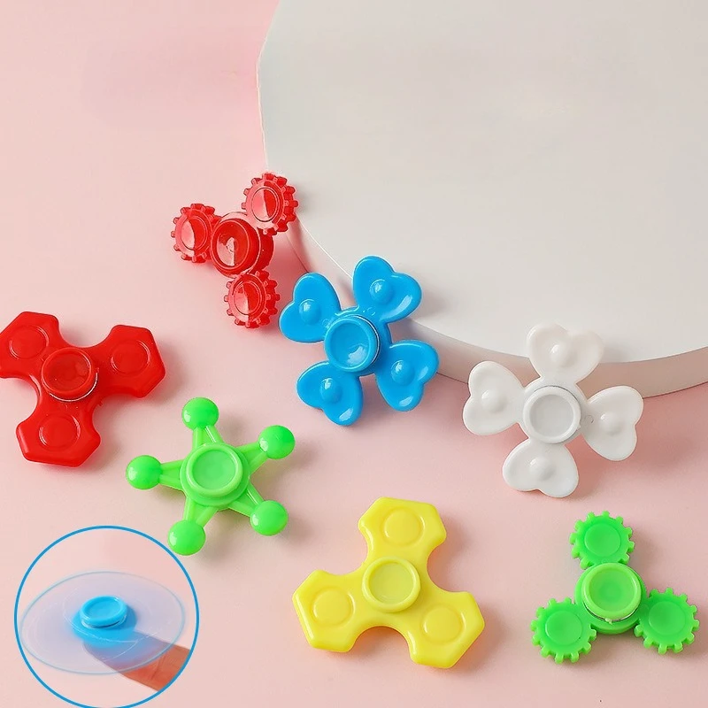 子供用ミニフィジェットスピナー回転おもちゃ手動回転ジャイロスコープ減圧おもちゃ楽しい指先ゲーム 1 個