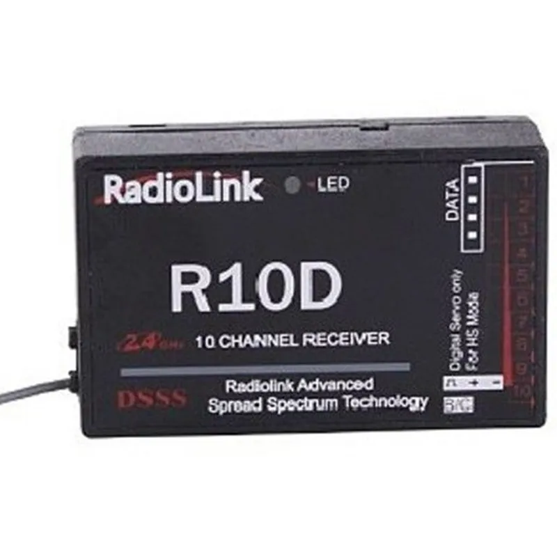 RadioLink 2.4GHz 10-Channel Radio Set AT10 - Grey Radiolink Radio Control