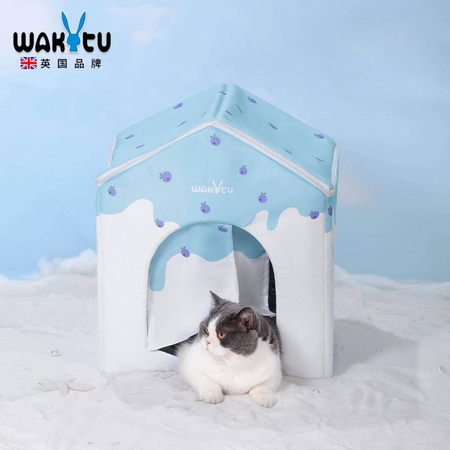 

Wakytu Cat Air Conditioner Room Cooling Wonder Summer Pet Bed Dog Cat House Dog Bed Pet Ice House Cat Nest