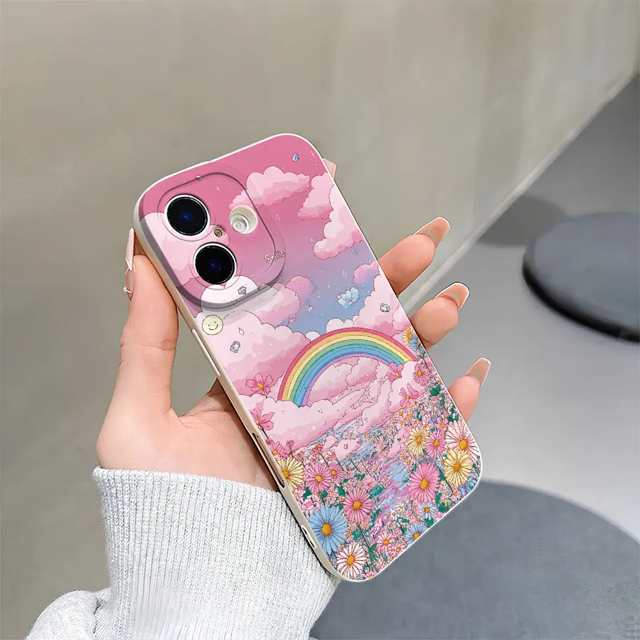 Capa de telefone macia TPU fosco Angel Eye, compatível com proteção Plus360 graus para iPhone 17 a 11 Pro Max