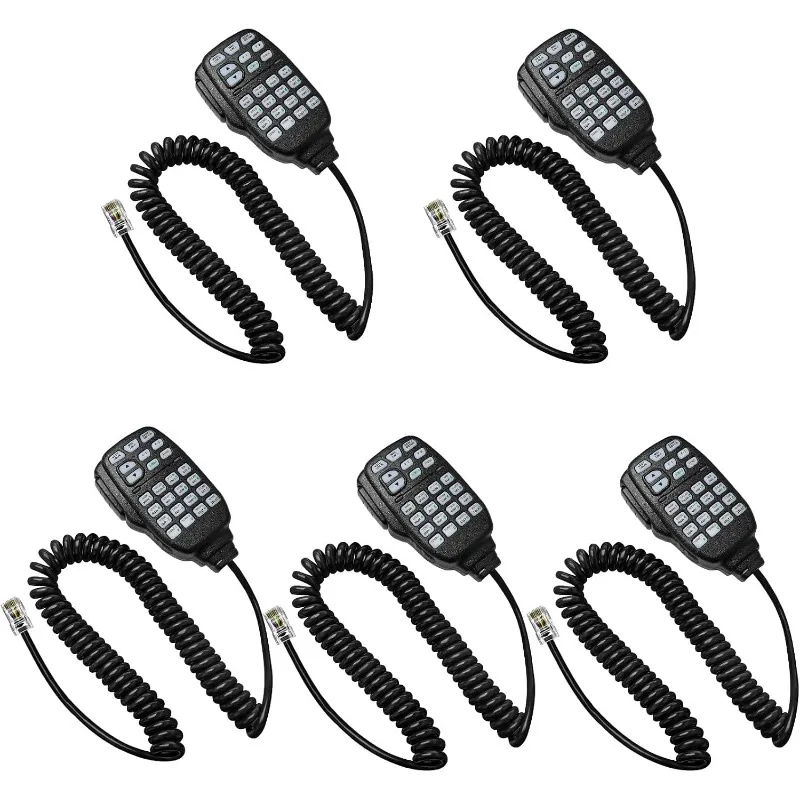 5-pz-microfono-remoto-dtmf-hm-133v-rj45-8-pin-palmare-per-radio-veicolari-icom-id-800h-id-880h-ic-2200h-ic-2300h-hm133v