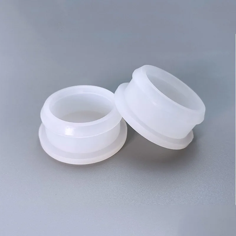 1-20Pcs Transparent Snap-on Silicone Rubber T Type Plug Blanking End Caps Tube Inserts Bung Proof Seal Stopper Dia 2.5-30mm