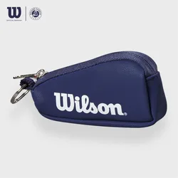 Wilson 2024 ROLAND GARROS KEY CHAIN BAG French Open Orange White Handheld Mini Tennis Key Pack RG