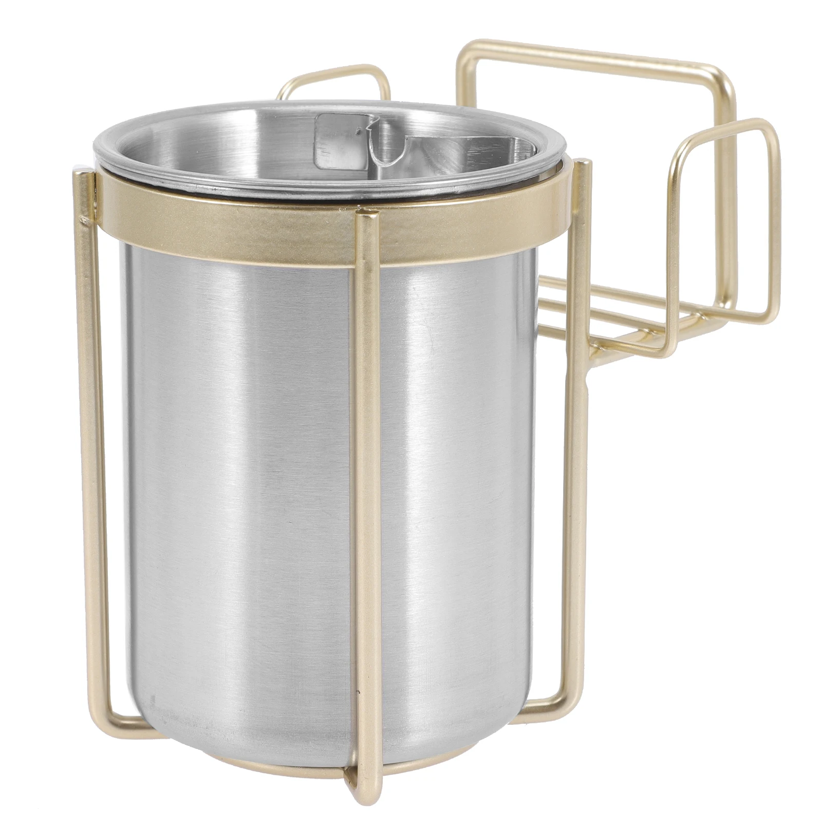 

Wall Mount Stainless Steel Ashtray Windproof Cigarette Holder For Bathroom Bedroom Balcony No Punching Easy Install