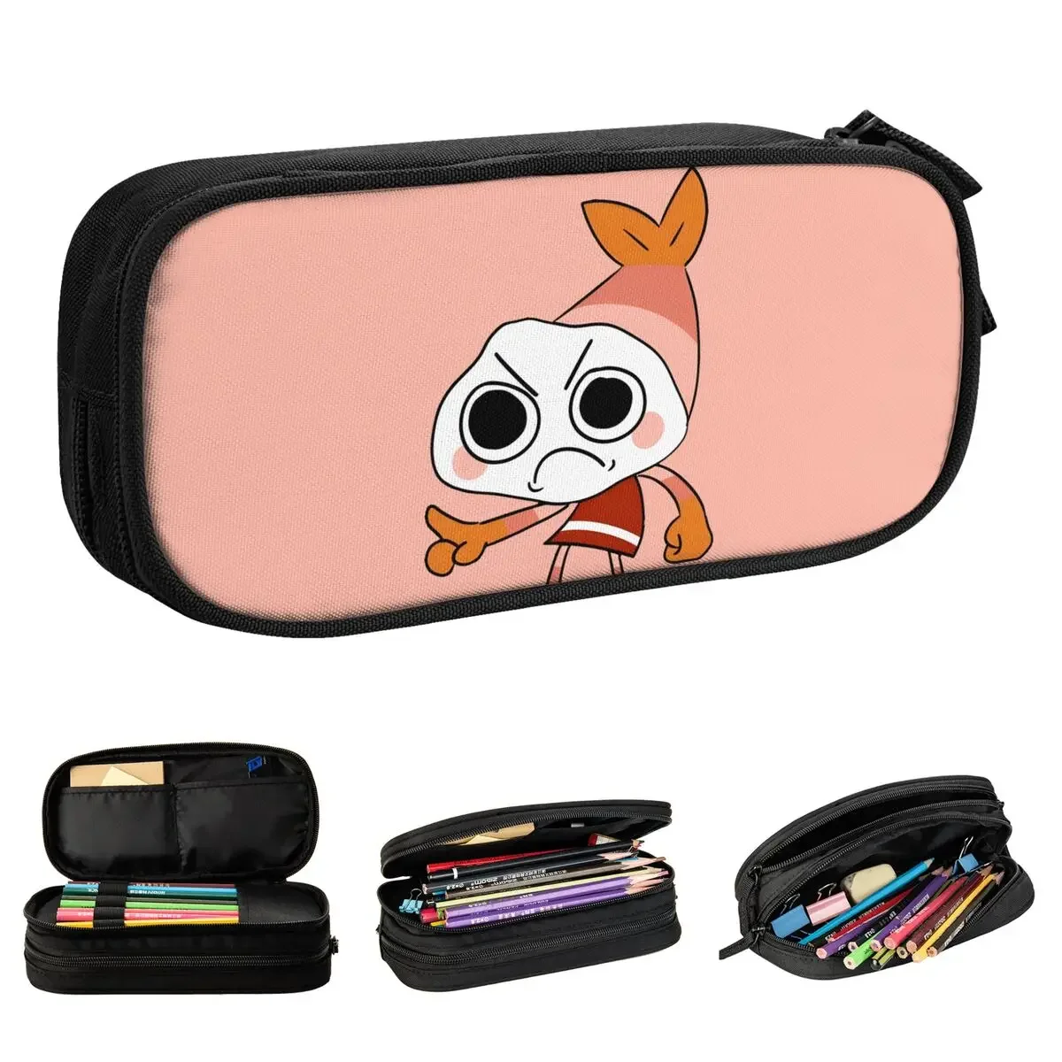

Fun Dandy's World Shrimpo Game Pencil Case Pencilcases Pen Box for Girls Boys Large Storage Bag School Supplies Gifts Stationery