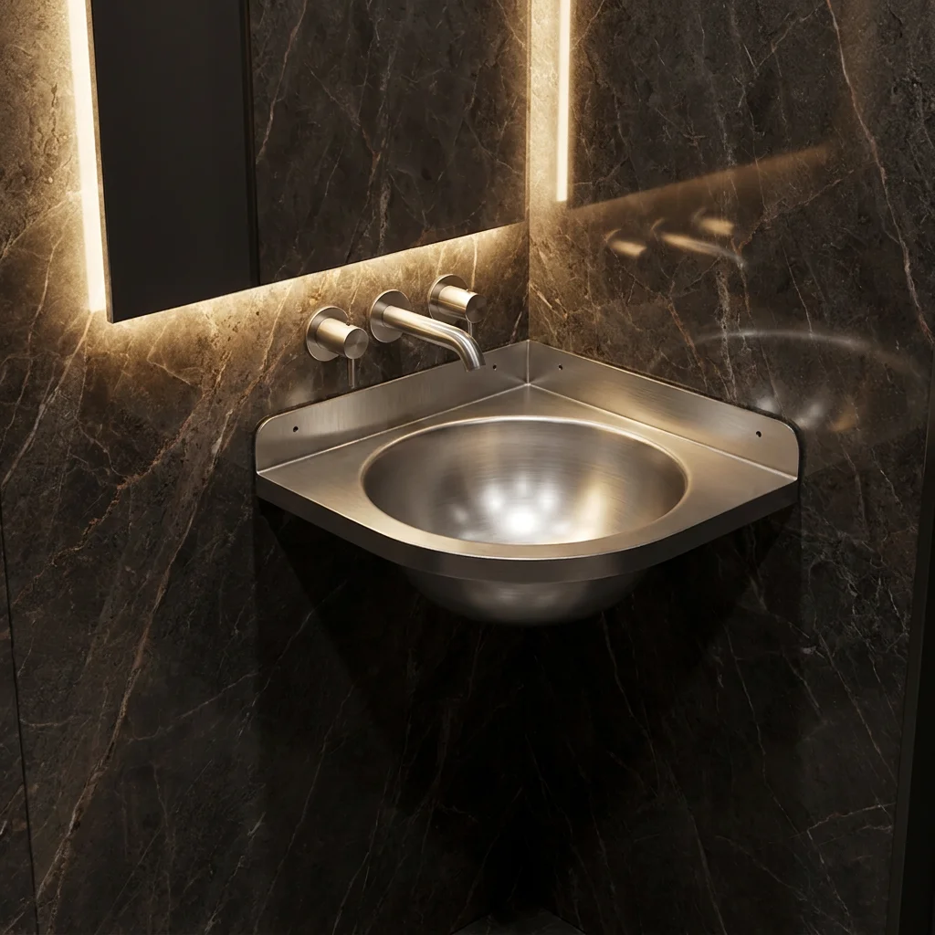 High-quality Washbasin 304 Stainless Steel Washbasin Resists Acid and Alkali Corrosion and Does Not Rust.