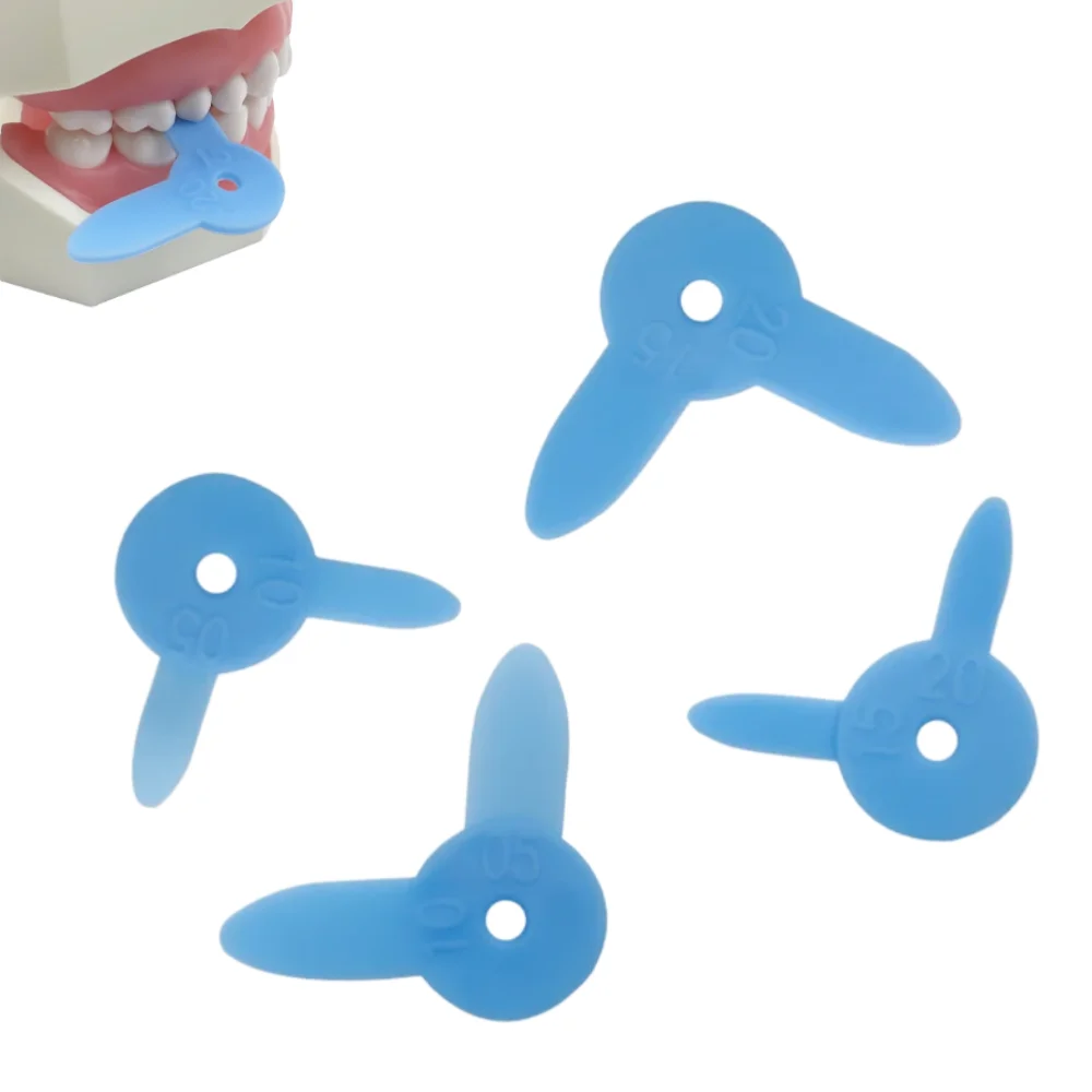 4pcs/box Dental Interdental Space Ruler Dental Gap Measuring Gauge Occlusal Measurement Orthodontic Dentistry Lab Tools