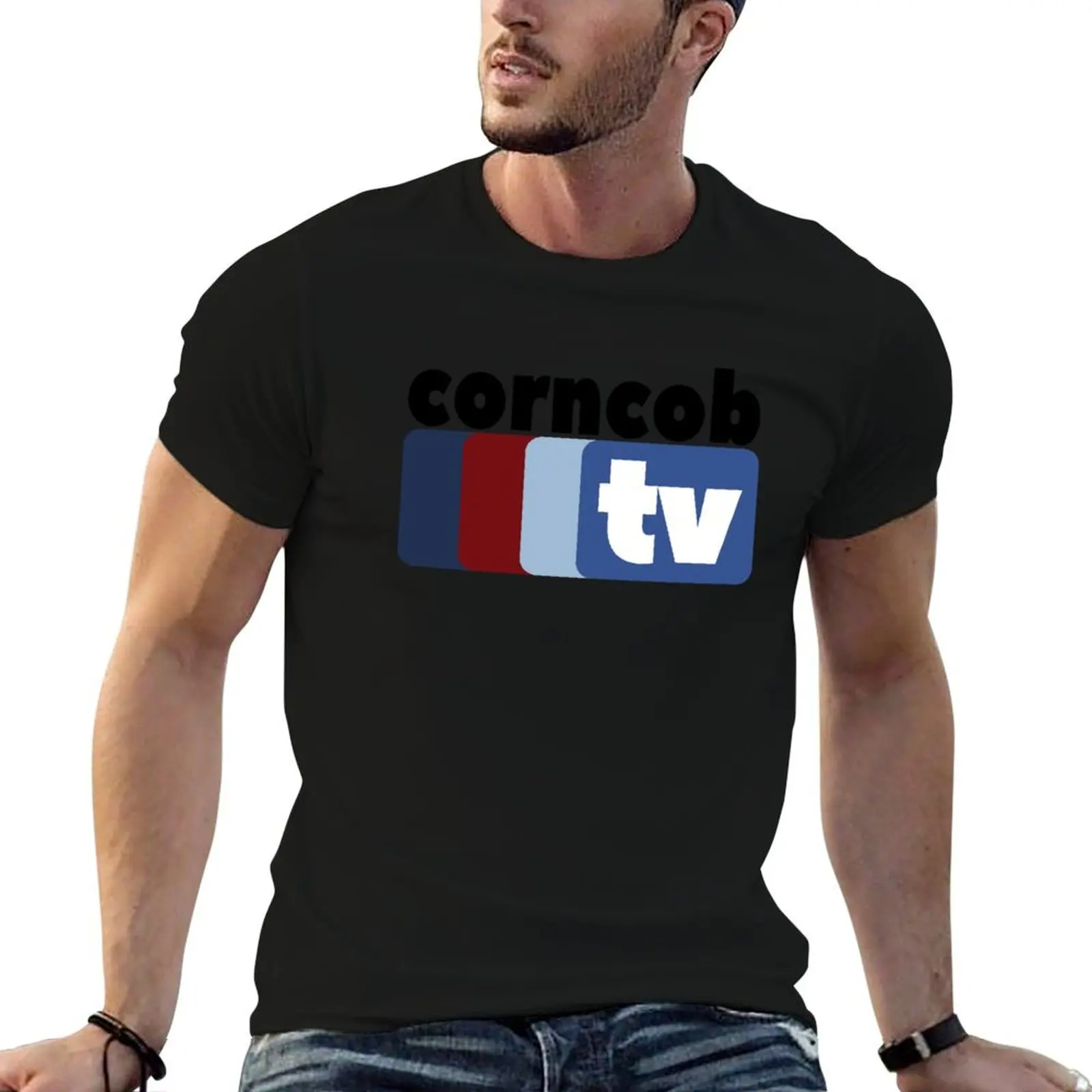 

corncob tv T-Shirt man t shirts cotton t shirts for man cotton soft t shirt for man 100 percent cotton T-Shirt