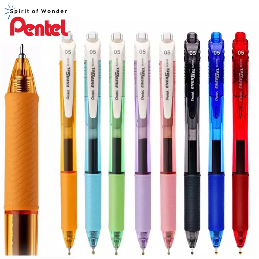 

Гелевая ручка Pentel BLN105 3/6/12 шт., японские вместительные наконечники с полуиглами, 0,5 мм, гладкие и быстросохнущие школьные принадлежности, Канцтовары