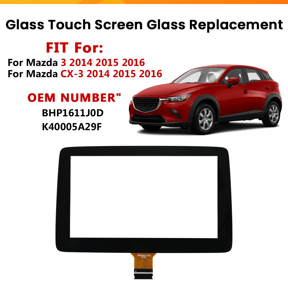 7 Inch 36 Pins Glass Touch Screen TM070RDZ38 For 2014-2016 Mazda 2