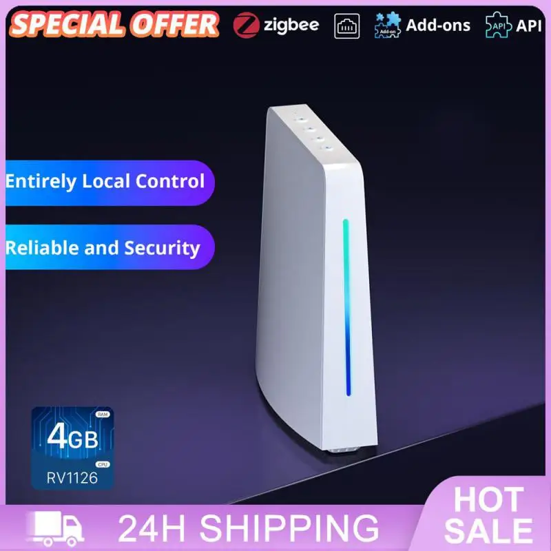 

SONOFF iHost Smart Home AIBridge 4GB Zigbee Hub Private Local Server Alexa Voice Work With Wi-Fi LAN devices Open API