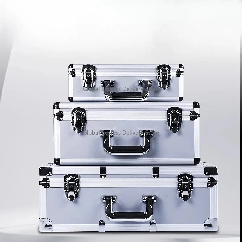 

Aluminum alloy suitcase sponge shockproof display case