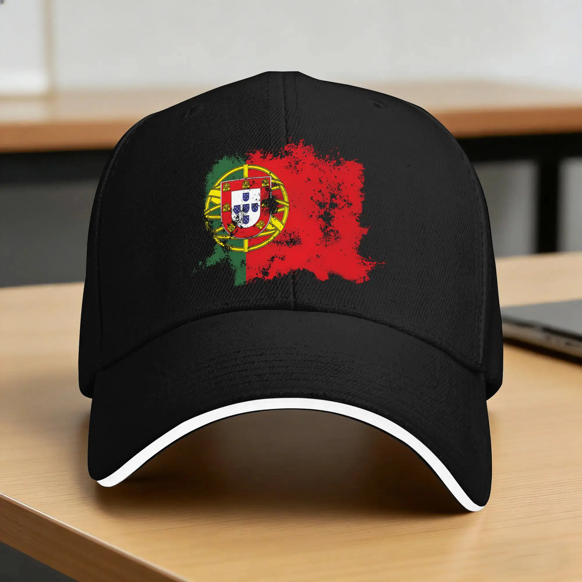 Portugal Flag  Casual Baseball Cap  Kpop Rock Trucker Hat Summer High Quality Unisex-Teens y2k Funny Baseball Caps