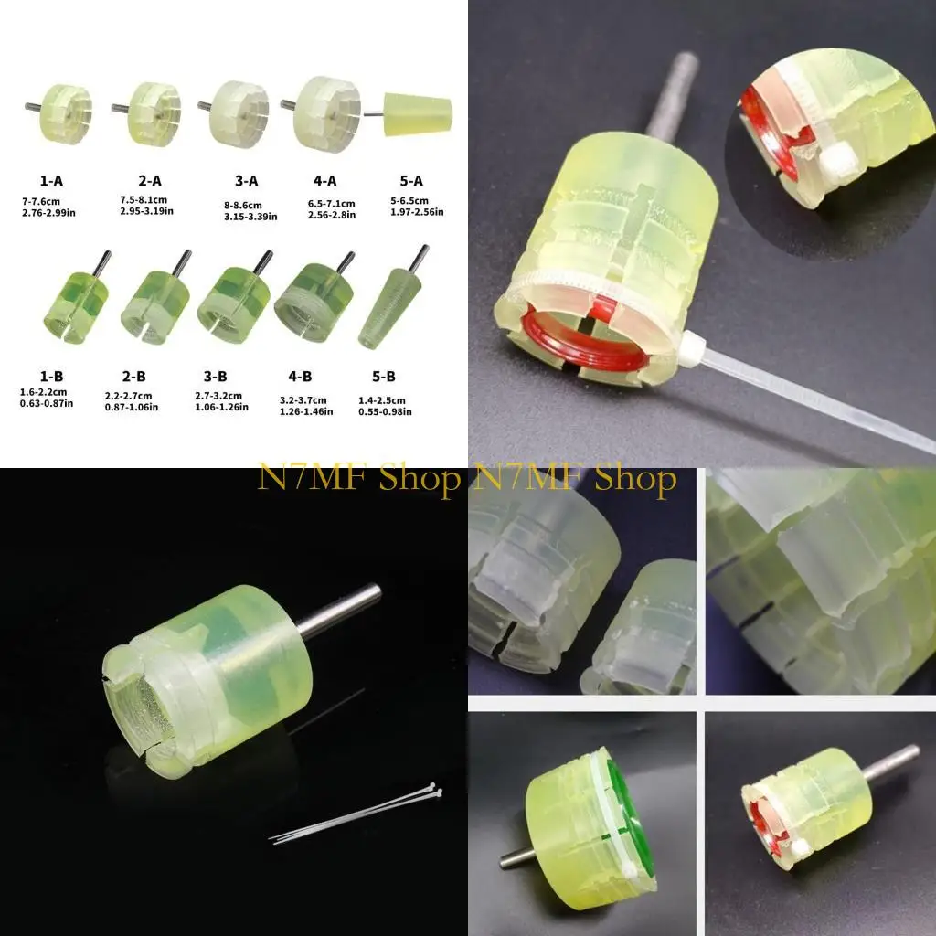 

N7MF Инструмент для ремонта ювелирных изделий Коническая силиконовая полировальная палочка для ремесленников и любителей