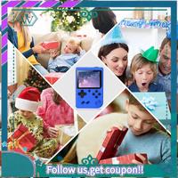 Upgraded 2.4Inch Retro Handheld Game Console+Game Controller For Kids 400 Games Support For Connecting TV And Two Players On TV