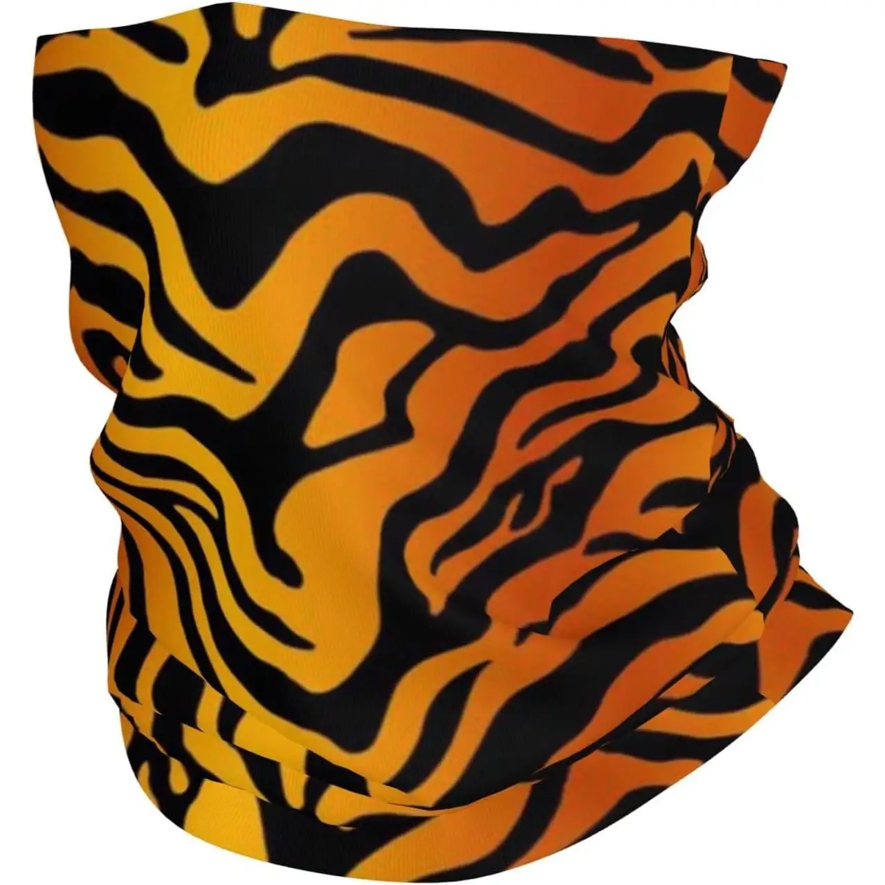 Máscara Facial Multifuncional con Rayas de Cebra Rosa y Negra, Toalla Facial Cortavientos, Pasamontañas, Diadema para Hombre y Mujer