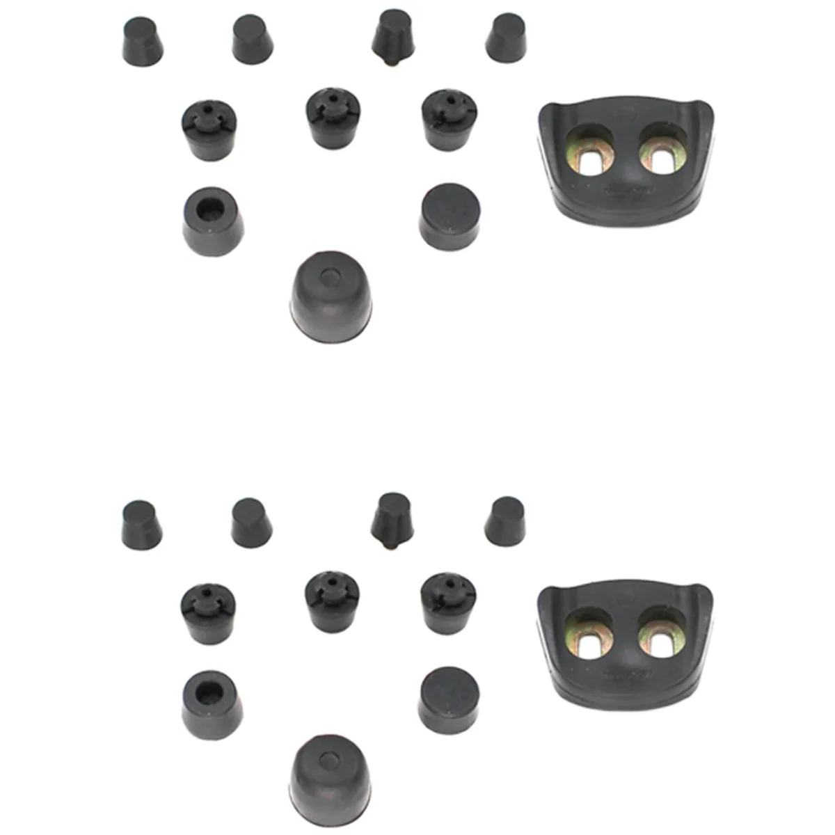 

2 комплекта автомобильных дверных амортизаторов, буферная накладка, амортизатор, резиновая для Montero V31 V32 V33 V43 V45 V73 V77