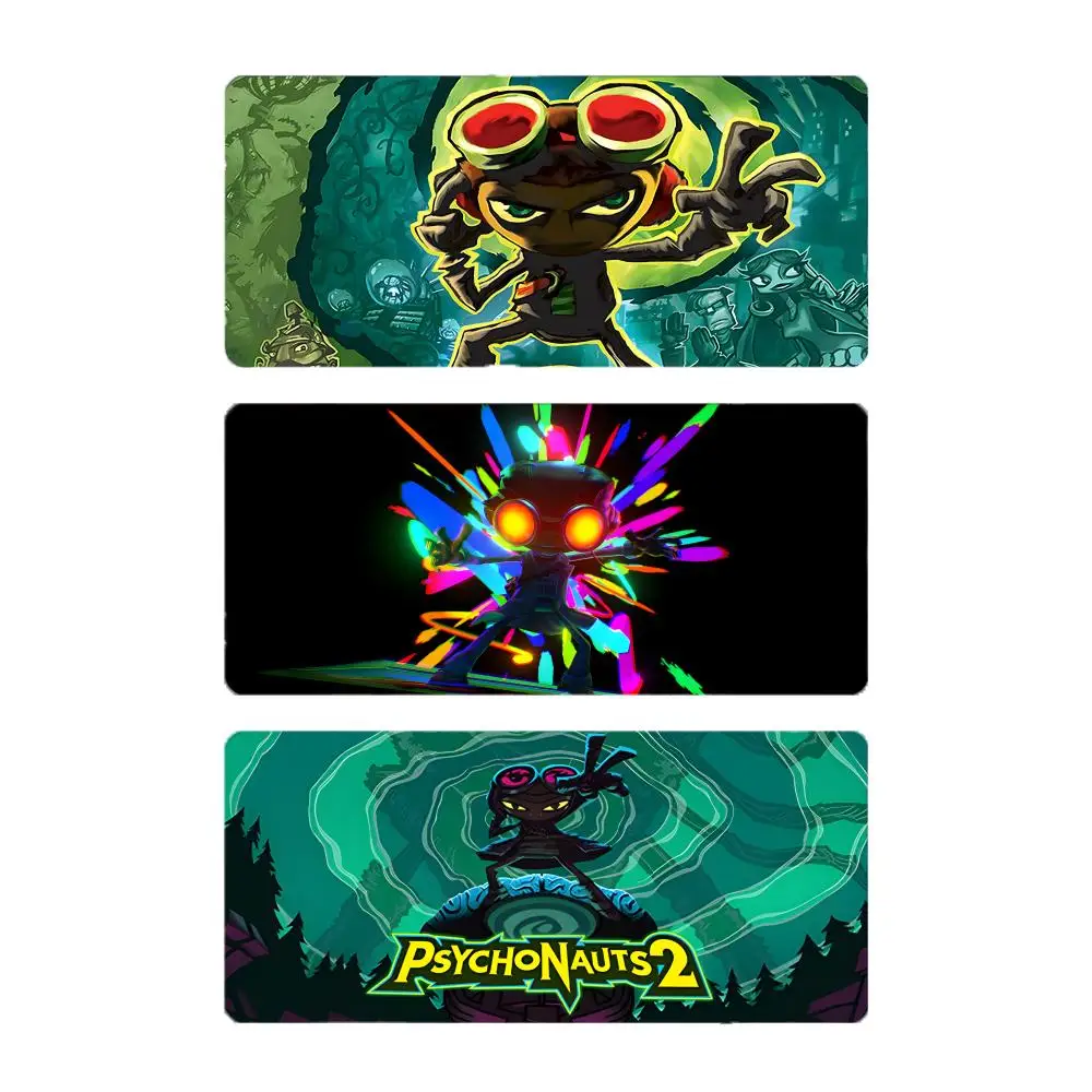 adventure game P-Psychonauts Mouse Pad Mousepad Large Gaming LockEdge Thickened PC Table Desk Mat