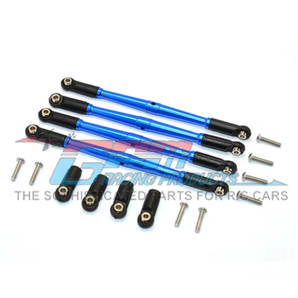 GPM Metal Aluminum Front Rear Rocker Arm Push Rod Tie Rod 5318 5319 5347 5133 for TRAXXAS 1/10 SUMMIT E-REVO ERVO 3.3 RC Cars