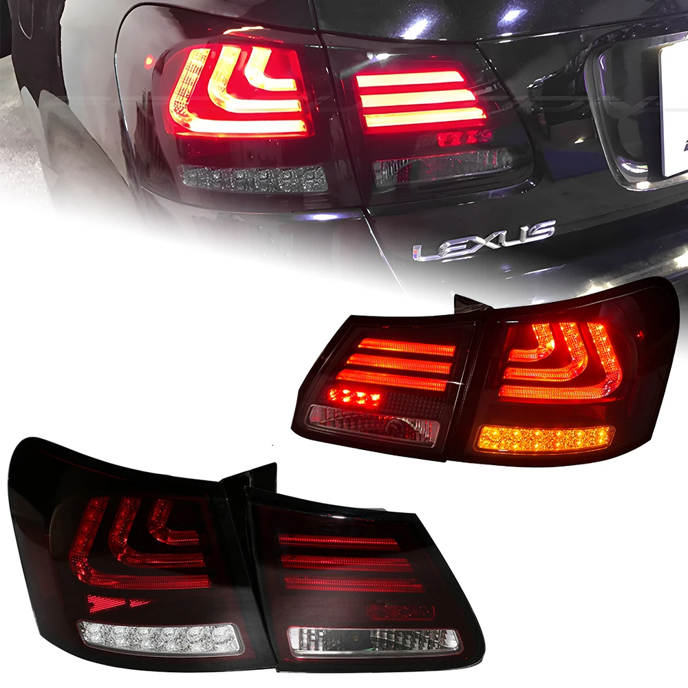AKD Car Styling for Lexus GS GS350 Tail Light 2006-2010 GS300 GS430 Tail Lamp LED DRL Signal Brake Reverse auto Accessories