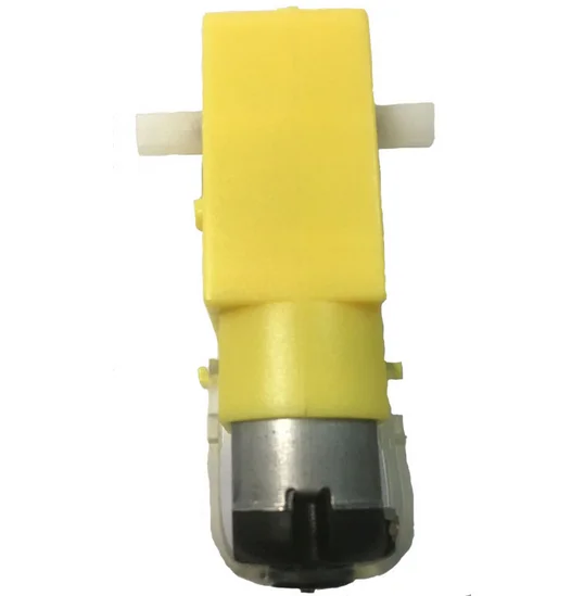 Beliebtes Smart Car Robot Kunststoffreifenrad DC Getriebemotor 3V 6V mit LINE