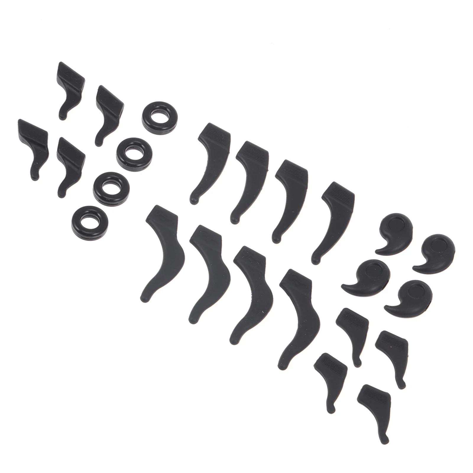 نصائح نهاية النظارات المضادة للانزلاق الأذن الجوارب قطع أغطية السيليكون للنظارات الشمسية الجمباز الساق استبدال الهدايا