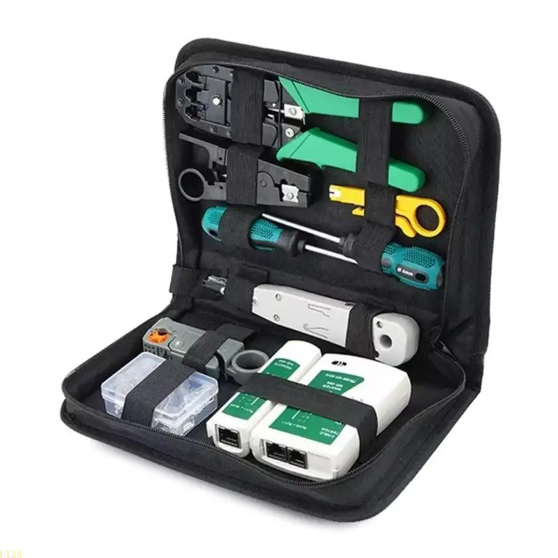U13A RJ45 Passt CRIMP -Werkzeugkit Ethernet Crimper Cat5e Cat6 Cat6a Cat7 Tool – Detail 2