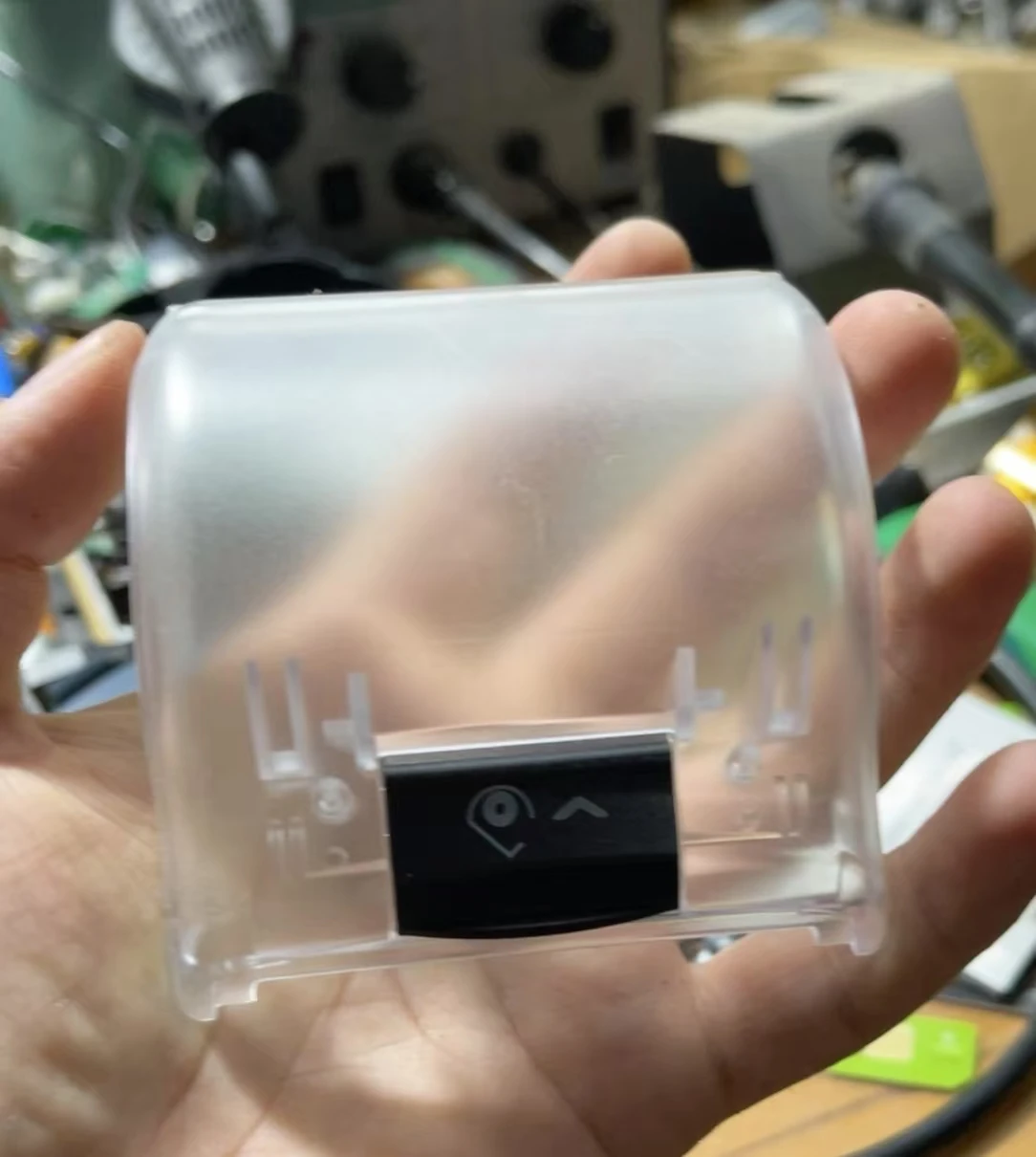 Used Printer Cover For Verifone VX520 Payment Terminal Printer Door With Roller Pos Spare parts Pos accessory Pos system