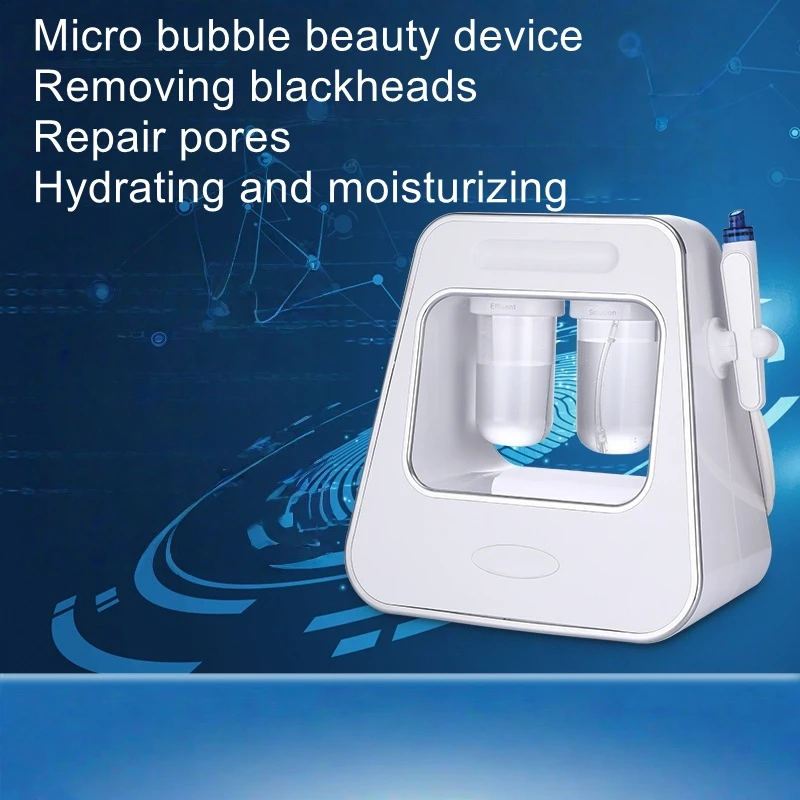Home use microbubble beauty device, beauty microbubble blackhead removal device, facial cleanser, oxygen injection device