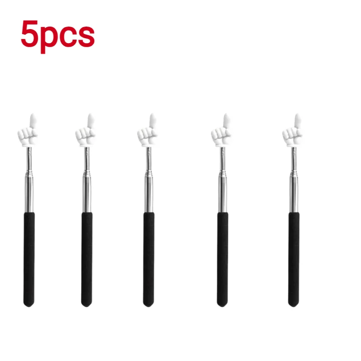 5pcs Teacher Finger Pointer Reading Stick Preschool Teaching Tools Reading Guide Reading Sticks Handheld Children Class Pointer
