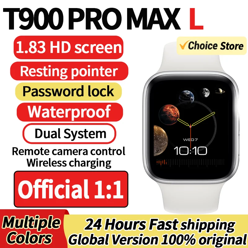 T900 Pro Max Smart Watch Waterproof Series 9 Smartwatch  Bluetooth Call AI Voice assistant Sport Men Wristwatch