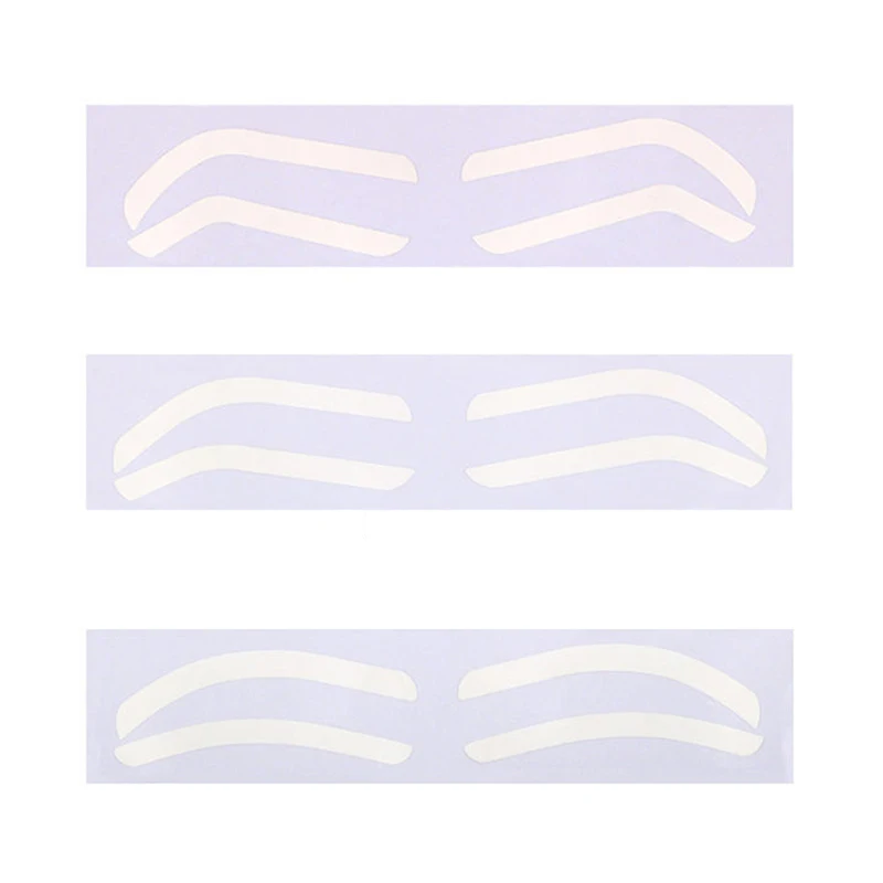 Sobrancelha Stencil Sticker, Brow Shape Tape, Microblading Sobrancelha Auxiliar Sticker para Brow Position