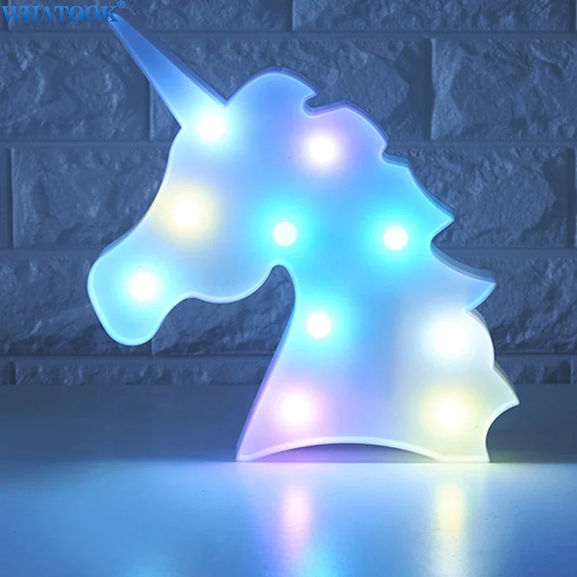 Unicorn LED 3D Light Night Lamp for Baby Bedroom, Kids Toy Home Decor Gift