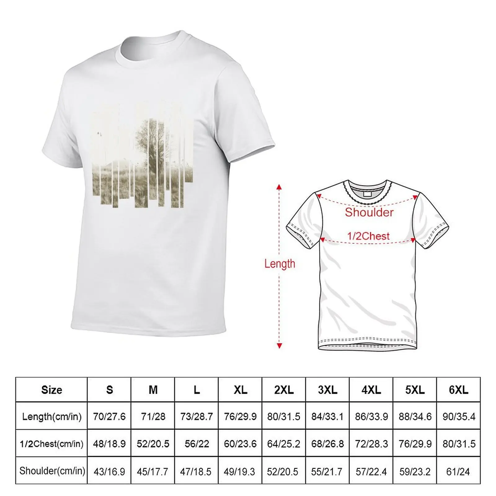 Windy Field T-Shirt t shirts for man cotton funny anime t shirts oversize t shirts designer T-shirt