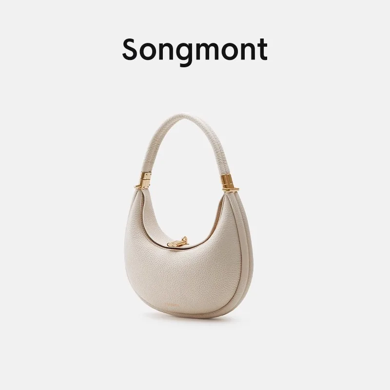 Songmont Medium Moon Bend Bag Designer Crescent Moon Bag Fall and Winter New Shoulder Armpit