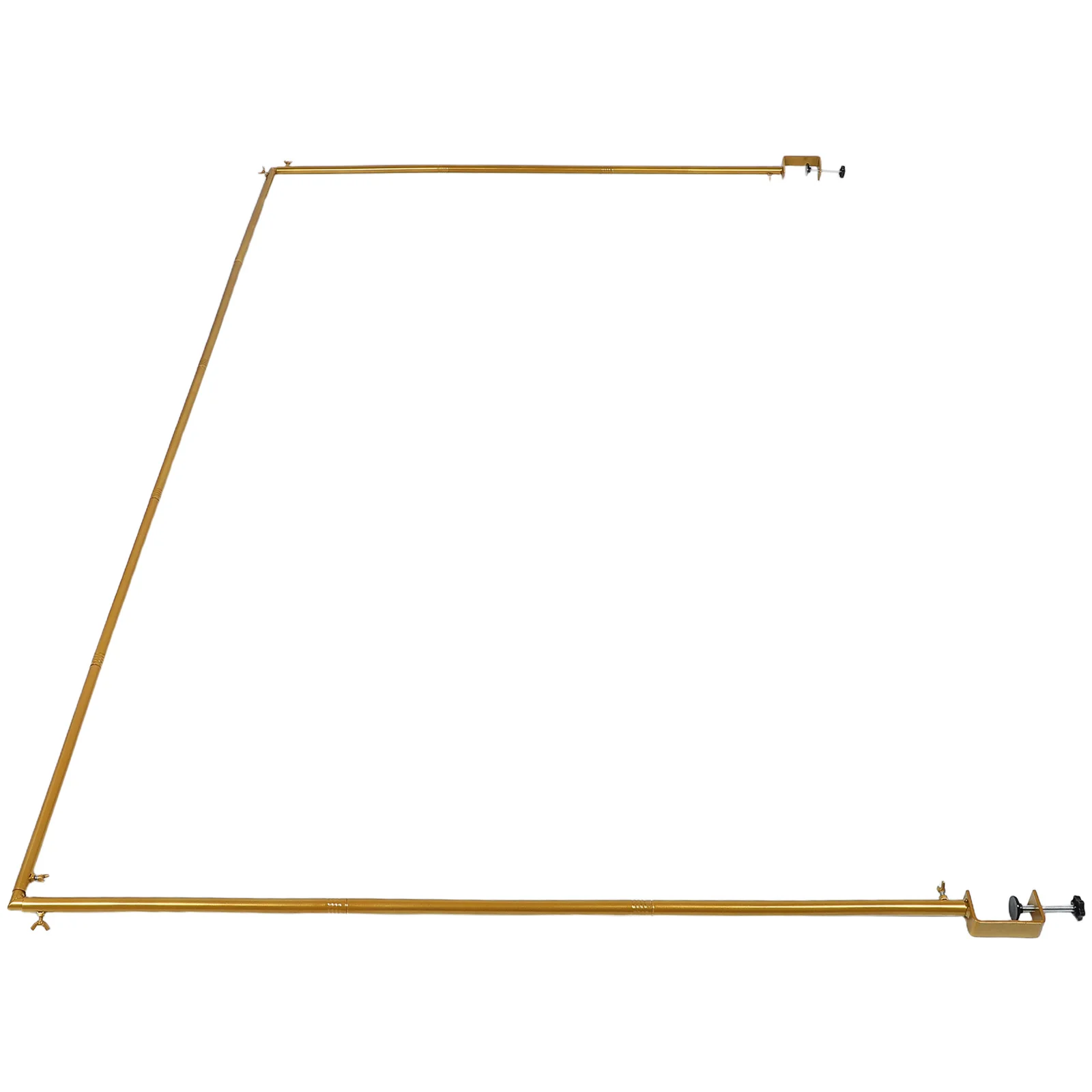 قابل للتعديل الجدول قوس حامل معدني مكتب منظم المشبك التخزين للمنزل مكتب ديكور سطح المكتب المنظم الديكور قوس الوقوف #6