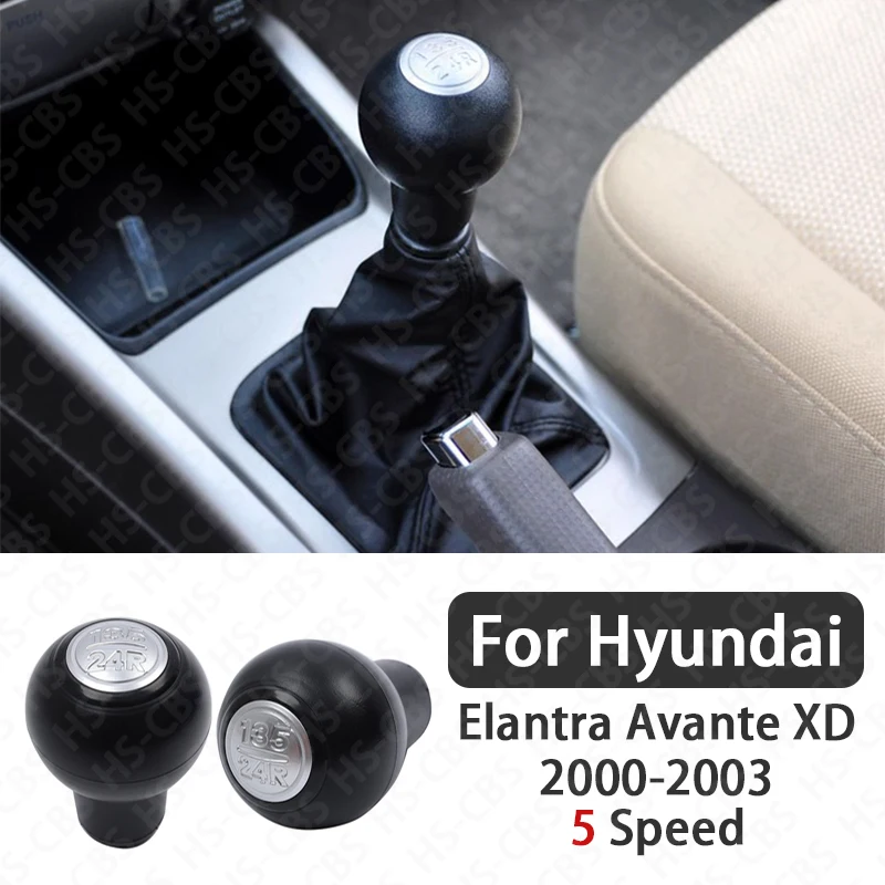 

Car Gear Shift Knob Head 5 Speed Gearshift Shifter Lever For Hyundai Elantra Avante XD 2000-2003 Automotive Accessories ﻿