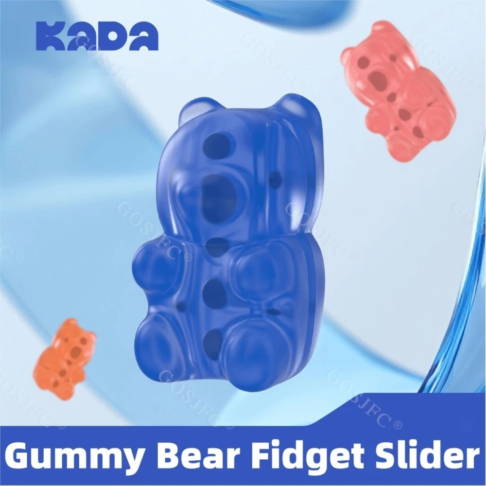 

KADA EDC Gummy Bear Fidget Slider Magnetism Push Slider Stress Relief Toy For Adults