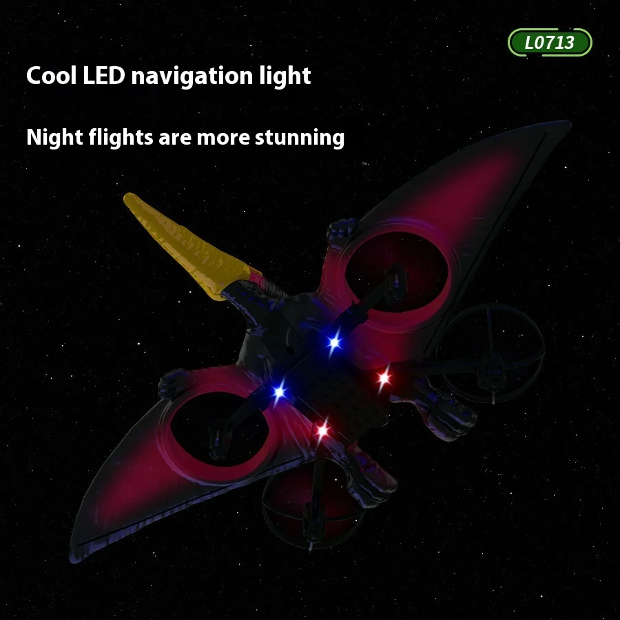 

L0713 Pterosaur RC Airplane Dinosaur Glider Drone with 2.4G Remote Control EPP Foam Flying Reptile Model for Outdoor Kids Toys