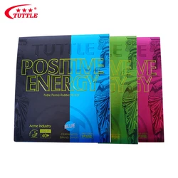 Tuttle Positive Energy ITTF Table Tennis Rubber Sheet Colored Non-Tacky Large Particles Ping Pong Rubber Elastic Sponge for Club