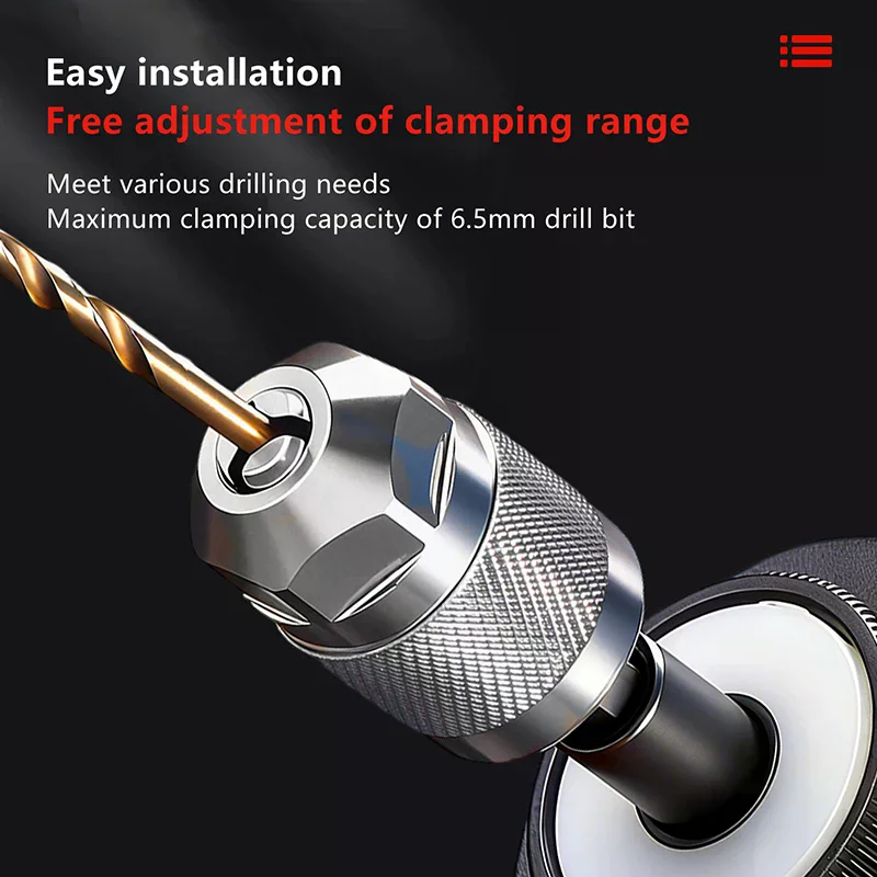 Quick Change Hexagonal Handle Screwdriver Chuck Adapter Drill Bit Collet Converter Extension for Electric Drill & Grinding Tools